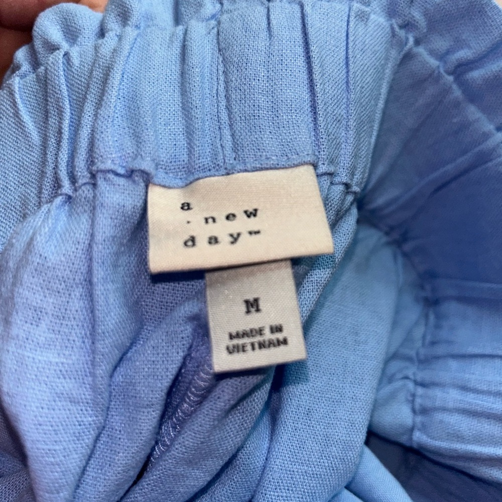 a new day Women's High Waist Shorts - Light Blue - Picture 2 of 2